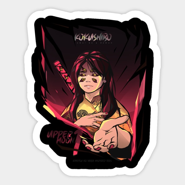 Demon Slayer Upper Moon 1 Sticker by Alexandro